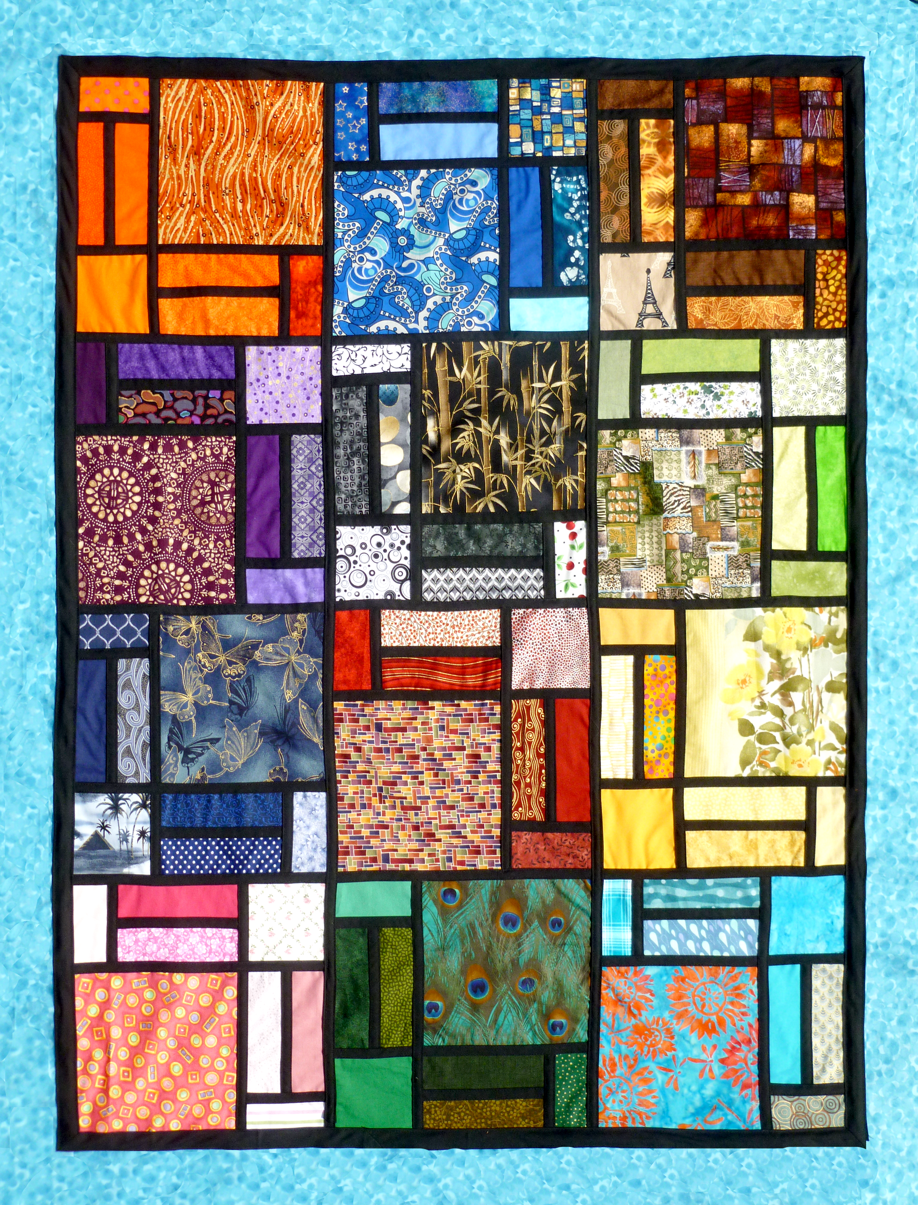 Stained Glass Window Design Quilt